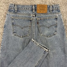 Levi  s Jeans Men  s Size Tag-32x32/Fits-29x31 550 VTG 90s Made In USA Orange Tab