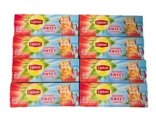 8x Lipton Southern Sweet Tea Iced  Drink Mix 22 Family Size Tea Bags 90.7g Box