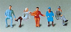 Figuras de plástico Vollmer 2211 escala HO pasajeros sentados (juego de 5) | Zustand: New