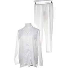 Makena Lei, Pyjama, Größe: 36, Polyester, Weiß, Einfarbig, Satin #6Fw