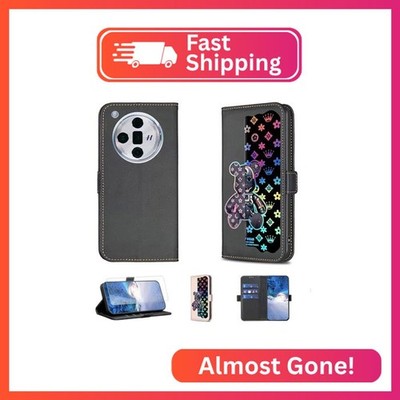 jioeuinly Case Compatible for Oppo Find X7 Ultra Phone Case Flip Stand Cover [wi