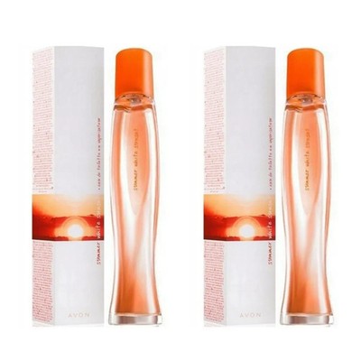 AVON Summer White Sunset, Eau de Toilette für Damen 2x50ml