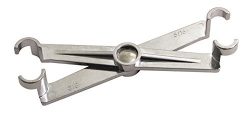 63720 5/6" x 3/8" Schere 5/16" x 3/8" Low Profile Disconnect - Bild 2 von 3