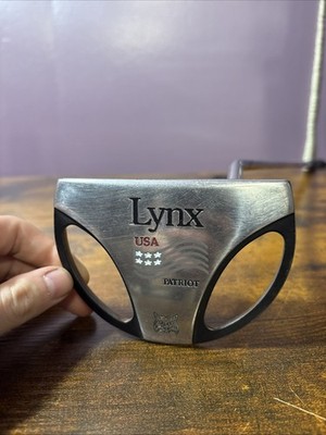 Lynx Golf USA Freedom Patriot Mallet Putter Steel Shaft Right Hand 35in.