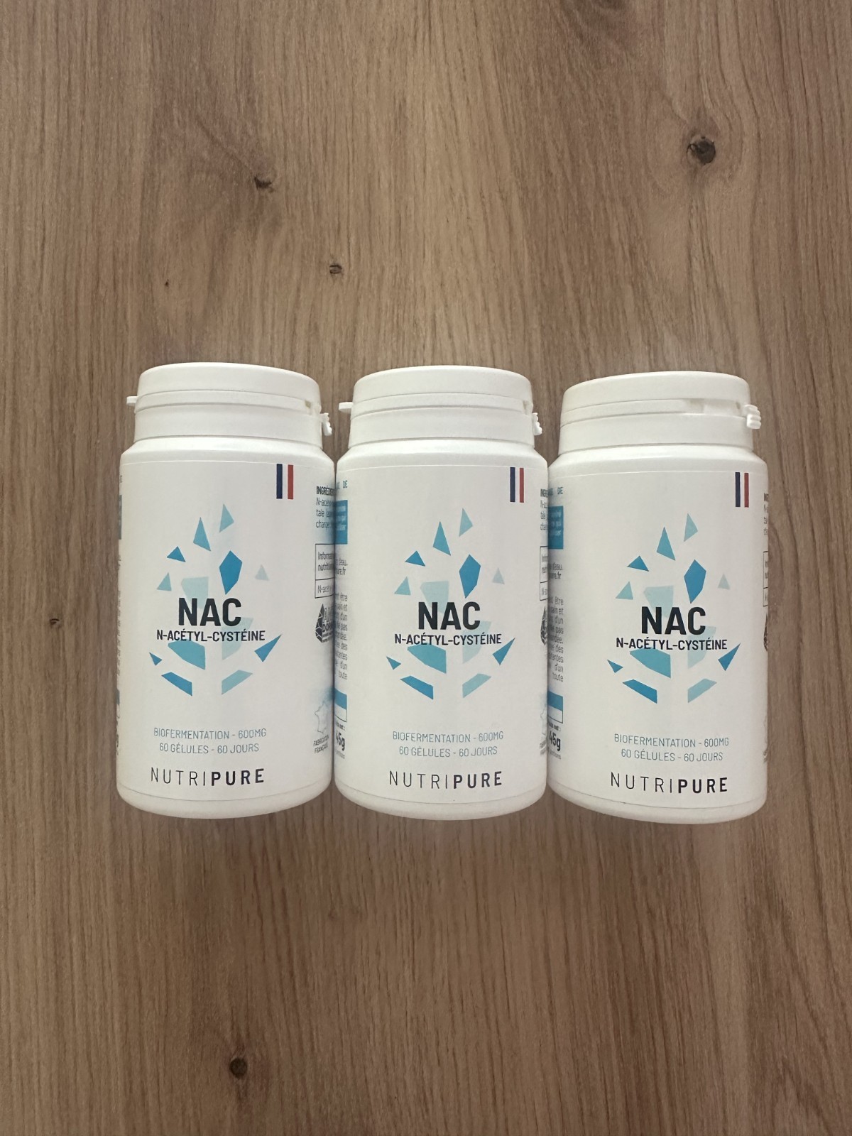 N-Acetyl-Cysteine Nutripure cure de 6 mois en gélules de 600mg