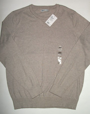 New Mens Sonoma The Supersoft Sweater Beige Size Large