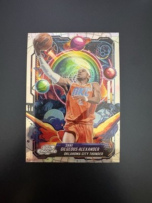 2025-26 Topps Cosmic Chrome Shai Gilgeous-Alexander Propulsion Refractor #PRP-1