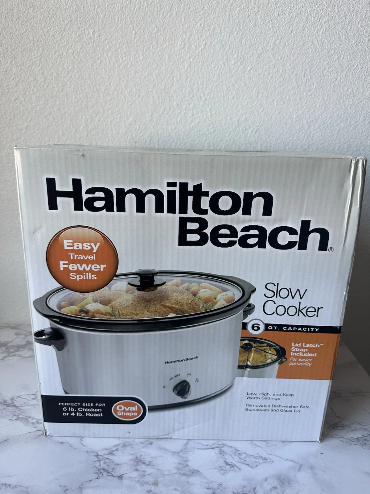 UNOPENED Hamilton Beach Slow Cooker 6qt Slow Cooker