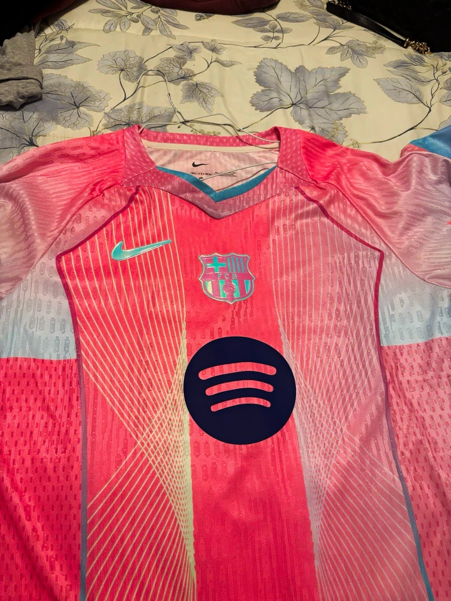FC Barcelona Pink International Club Soccer Fan Apparel and