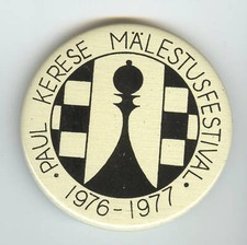 USSR Estonia Chess Festival Paul Keres 1976 /77 Badge