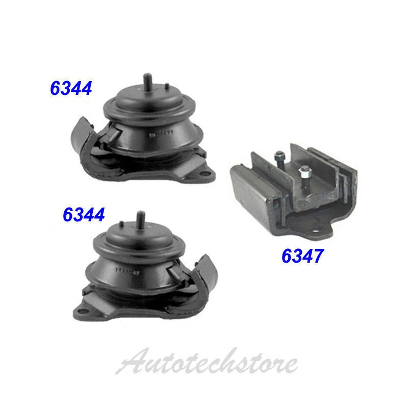 Engine Motor & Trans. Mount Set 3PCS for 87-95 Nissan Pathfinder 3.0L 4WD M639 - Изображение 2 из 4