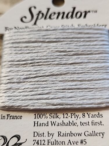 Rainbow Gallery Splendor Blue Blush 855 100% Silk 8 Yards Needlework - Picture 2 of 4