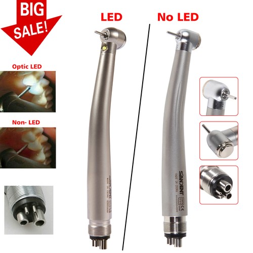 SELF-POWER Dental No-LED / LED E-generator High Speed Handpiece 4Hole Turbine - Picture 5 of 24