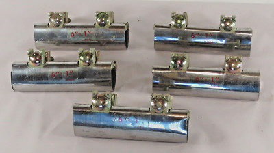 5 Generic New Pipe Repair Clamps Ss 6  x 1  Made in Taiwan - All Sold Together