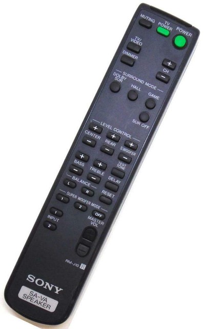 sony woofer remote