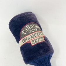 CALLAWAY GOLF Head Cover Black / Navy BIG BERTA WAR BIRD SOLE PLATE Fabric Plush