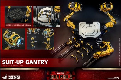 Hot Toys Marvel Iron Man 2 Suit Up Gantry Quarter Scale Set  NEW IN STOCK