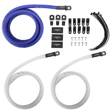 NEW SKAR AUDIO 1/0 GAUGE OFC BIG 3 WIRING UPGRADE KIT - SKBIG3-0GA