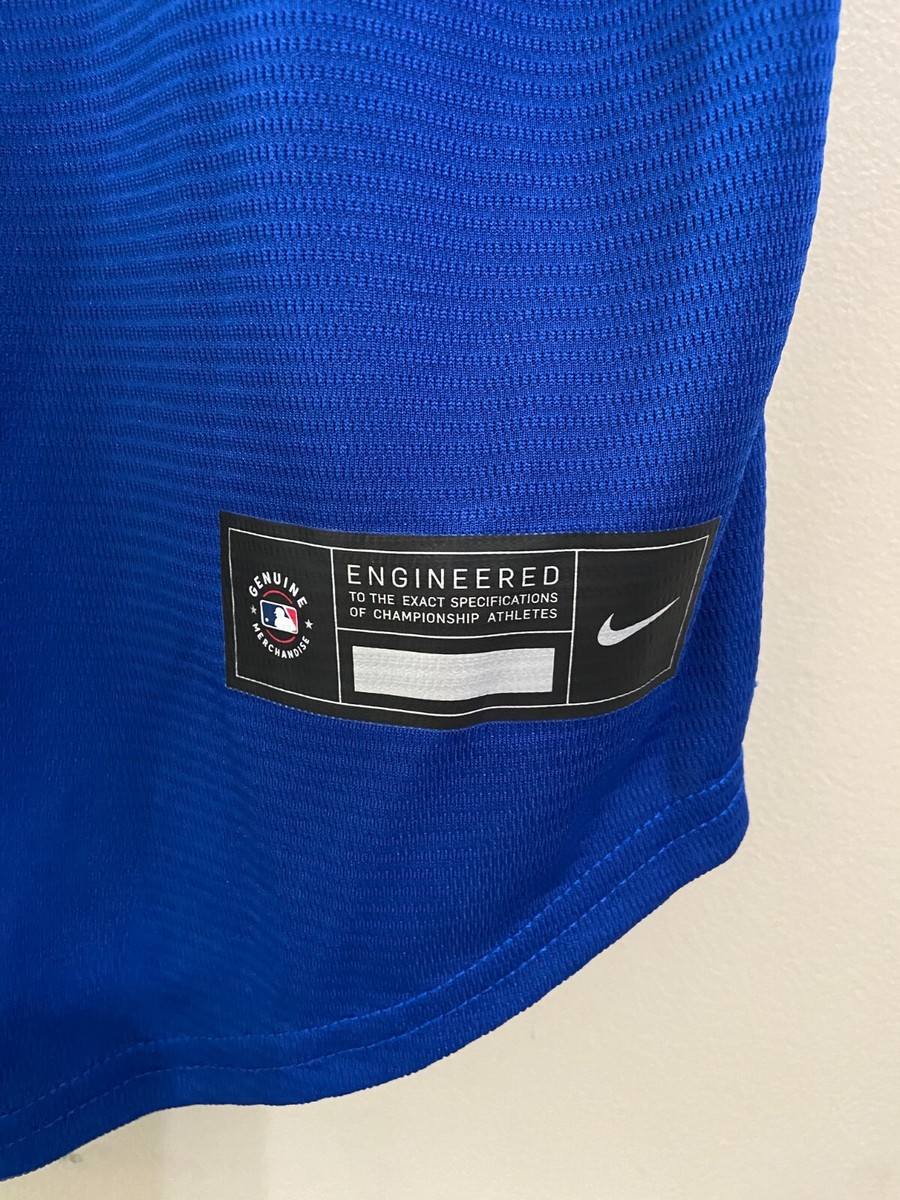 Nike MLB LA Dodgers Baseball Blue Jersey Men's M Cody Bellinger