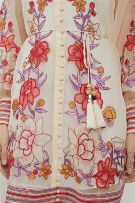 sachin and babi light blue dress Lawn dress 2020 with embroidered work and digital prints  Nameera by Farooq