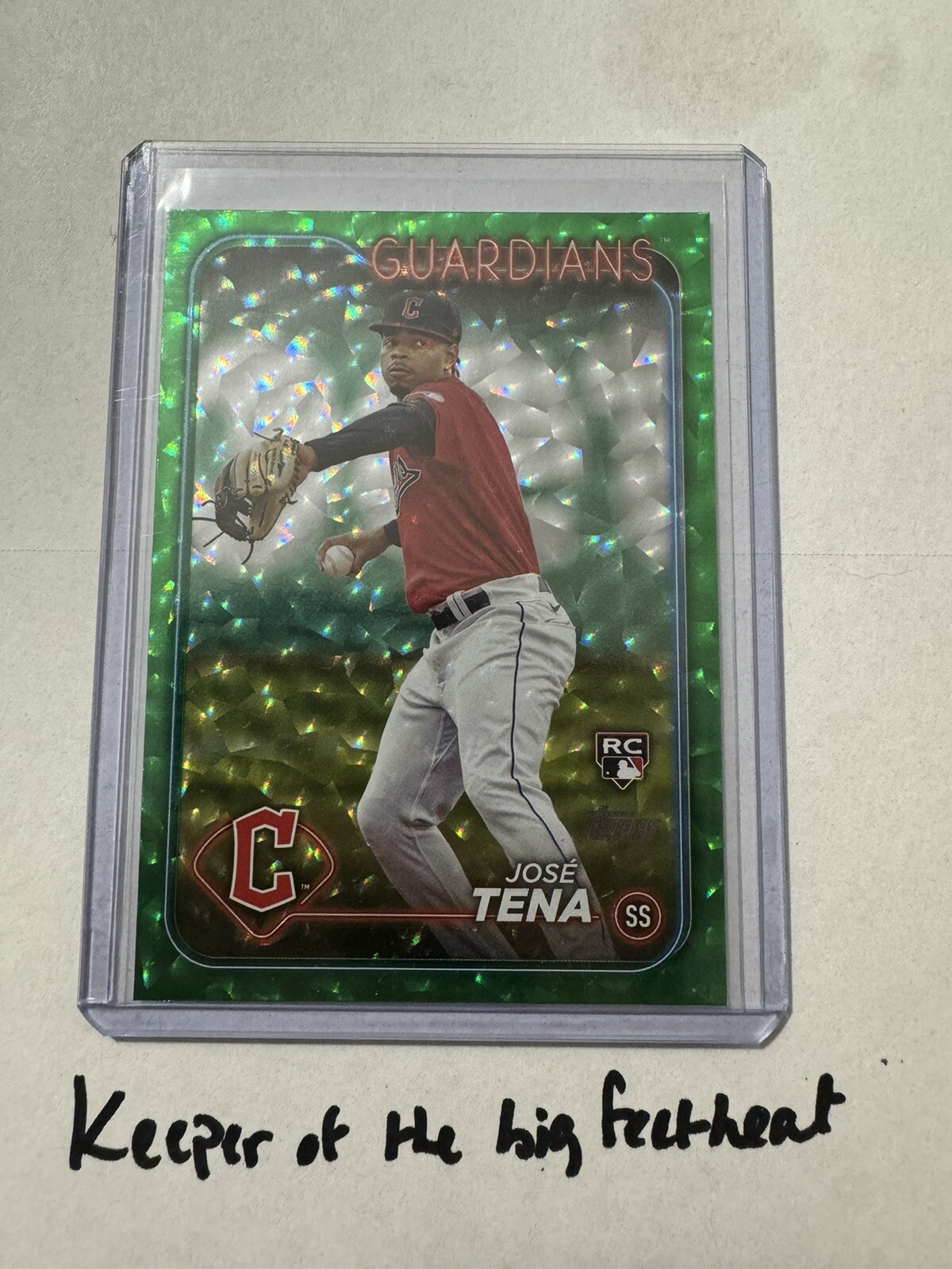 2024 Topps Series 2 Jose Tena #678 ROOKIE  Green Foil 366/499