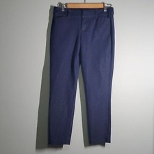 Old Navy pants womens size 6 blue Pixie trouser pant trousers mid-rise