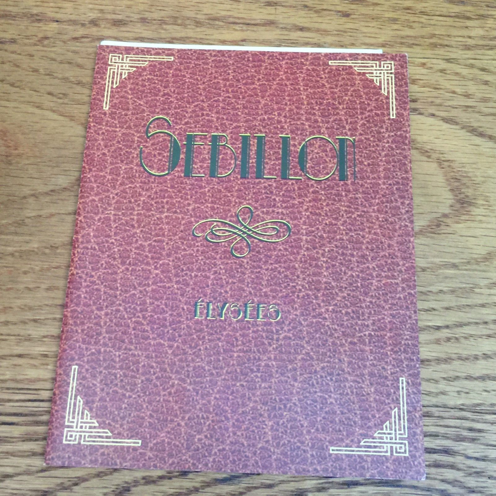 PARIS FRANCE RITZ RESTAURANT BROCHURE MENU RECEIPT TAILLEVENT JULES VERNE 1997