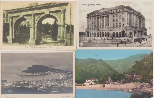 CROACIA 80 Postales Vintage en su mayoría anteriores a 1940 con MEJOR (L3887) - Imagen 12 de 12