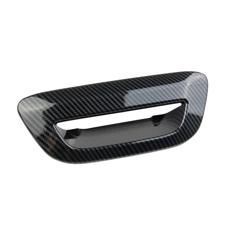 Carbon Fiber Style Rear Trunk Door Handle Bowl Cover Trim For Chrysler Pacifica - Image 3 of 4