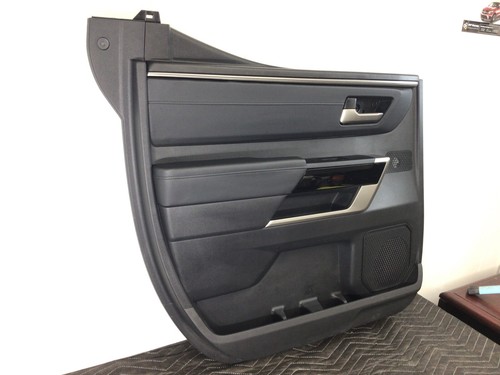 OEM 2022-2023 TOYOTA TUNDRA LEFT REAR DOOR TRIM PANEL (CREW MAX) BLACK - Picture 3 of 13