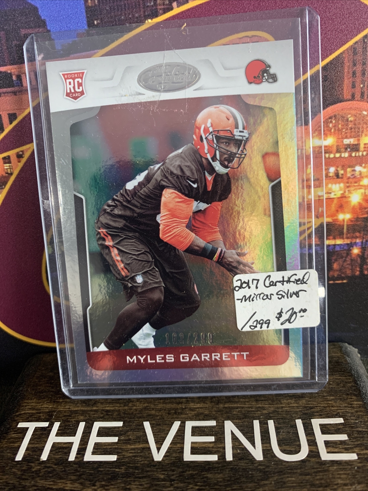 2017 Panini Certified - SILVER #136 MYLES GARRETT RC 163/299 Cleveland Browns