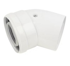 Baxi 720648501 Potterton Single Multifit 135 Degree Flue Bend 100mm New Genuine