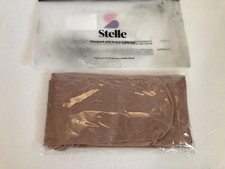 STELLE Girls Ballet Dance Students School Footed Tight Size Medium Tan NEW 