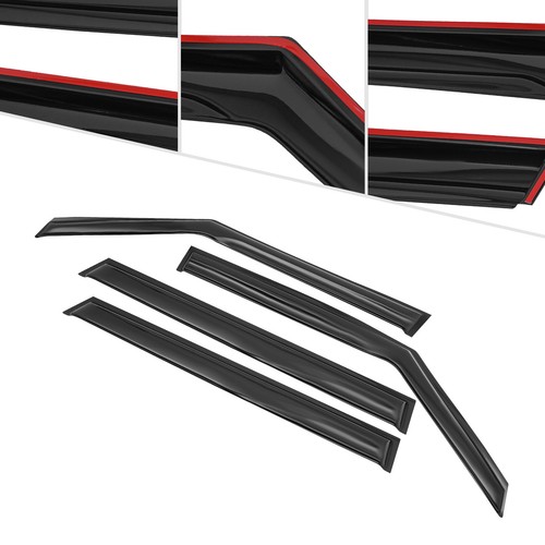 For2014-2019 Kia Soul Outside Tap 4 Pcs Acrylic Sun Rain Visors Wind Rain Guards - 第 14/17 張圖片