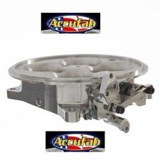 New Accufab Polished Billet Race Four Barrel 4500 Series Throttle Body 2128 Cfm