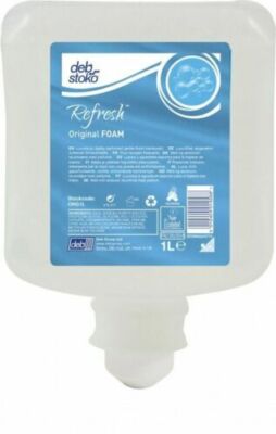 deb-stoko  Refresh  Original FOAM Wash Kartusche Schaumseife 20.ORG1L 6x 1L