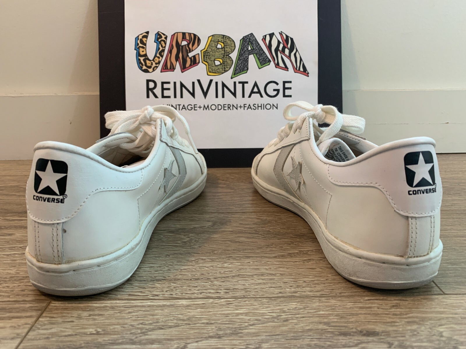 VTG 80s CONVERSE ROAD STAR SZ PRO LEATHER CHUCK TAYLOR ONE OX