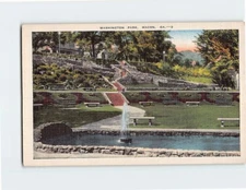 Postcard Washington Park Macon Georgia USA H-10026