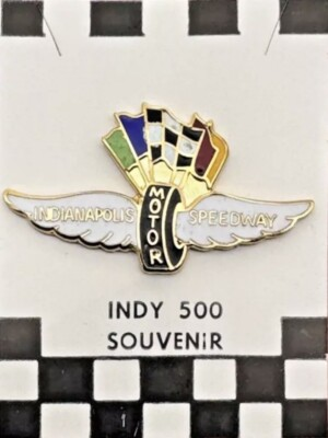 #ad #ad Vintage 1960’s OFFICIAL INDY 500 INDIANAPOLIS MOTOR SPEEDWAY Gold Hat Lapel Pin $9.99