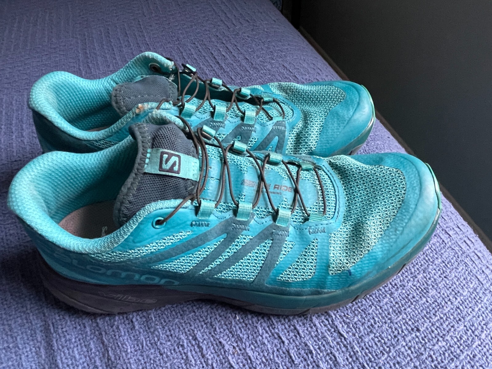 SALOMON Solomon scarpe da trail running da donna Sense Ride Teal taglia 8 5 40