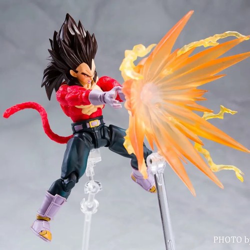 Bandai S.H. Figuarts Dragon Ball GT Super Saiyan 4 Vegeta Action Figure Toy New - Picture 8 of 10