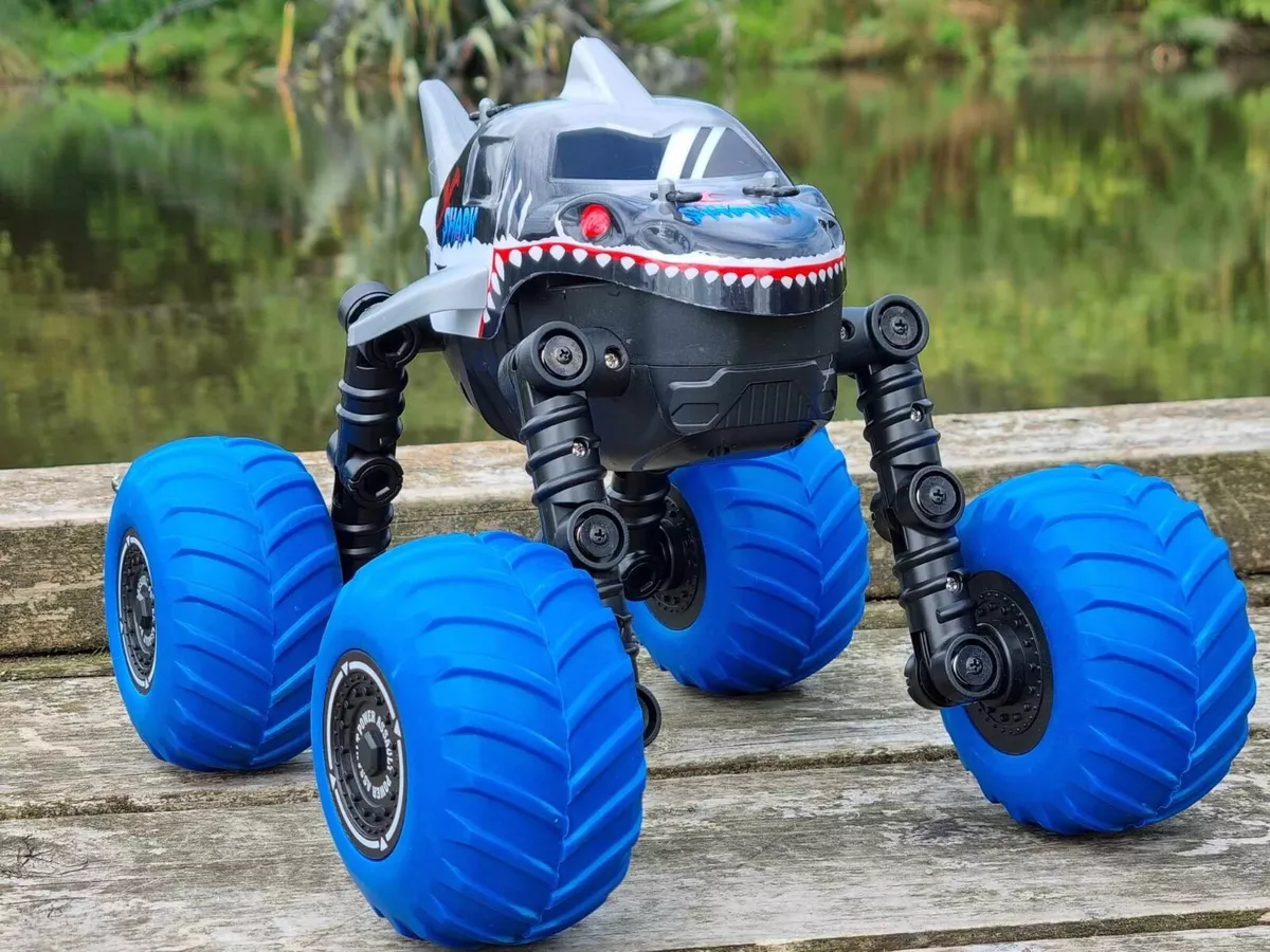 Remote Control Buggy Crawler Monster Truck SHARK Race Off Road 4WD RC Car Toy