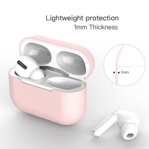 Étui en silicone premium pour Apple Airpods Pro housse de protection peau neuf amélioré - Photo 6 sur 20