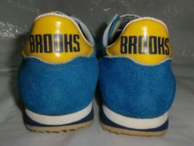 BROOKS 80s Vtg Sneakers VILLANOVA 400 Mark Ⅱ Royal Blue Yellow