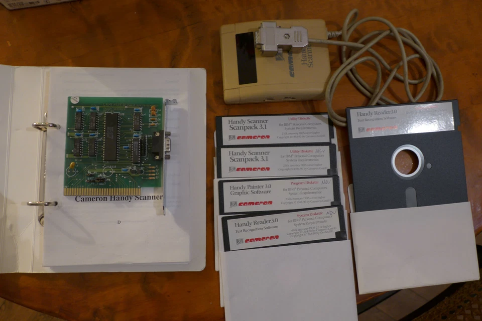 Cameron Hand scanner 4.1, Retro