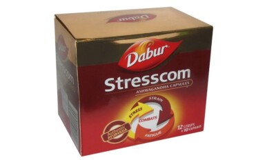 DABUR Stresscom Ashwagandha 12 Streifen x 10 Kapseln