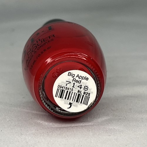 OPI Nail Polish N25 Big Apple Red 0.5oz - Picture 4 of 7