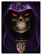 Baltimore Ravens Logo NFL Sport Car Bumper Sticker Decal "SIZES"