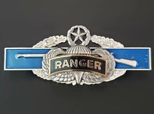 RANGER MASTER JUMP WINGS US Army Combat Infantry Badge CIB Airborne Pin