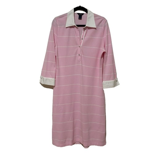 Brooks Brothers Women's Red Signature A-line Cotton Shirt Dress w/belt Size  4 | eBay